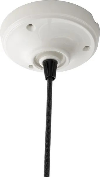 RENDL FABIO függesztő készlet fekete porcelán 230V LED E27 15W