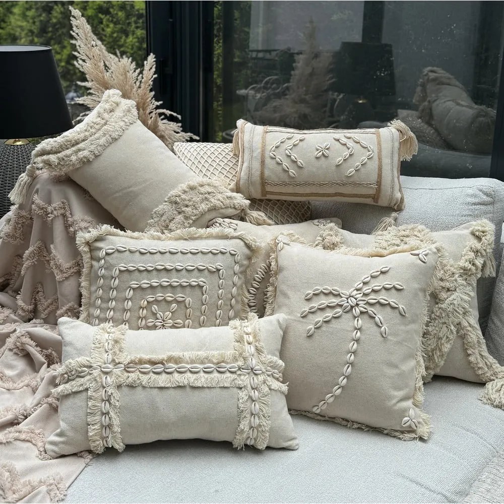 Pamut párnahuzat 30x50 cm Seashells – Mioli Decor