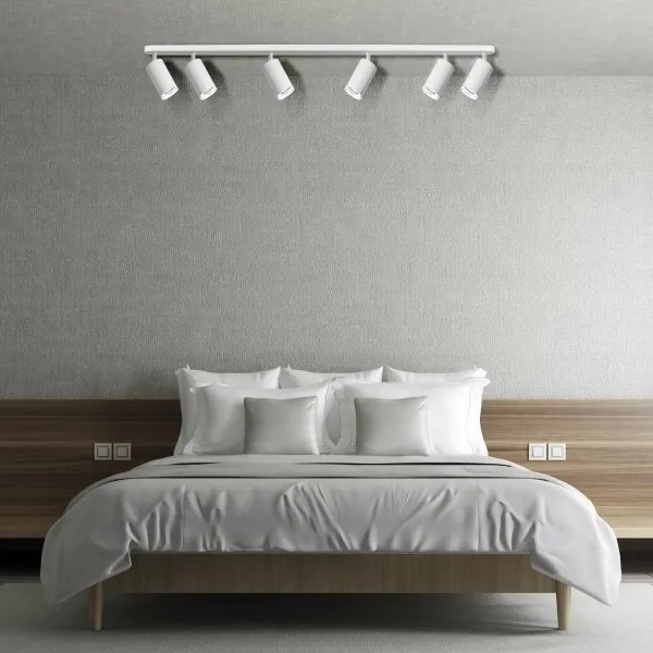 Fürdőszobai spotlámpa TURYN 6xGU10/10W/230V IP44 fehér