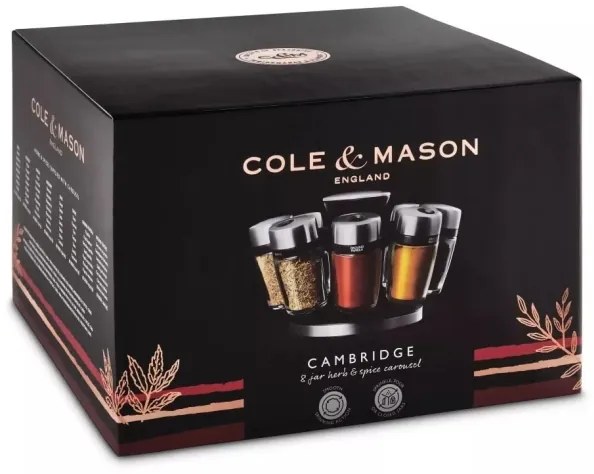 Cole&Mason - MASTER 9 részes forgatható fűszertartó állvány