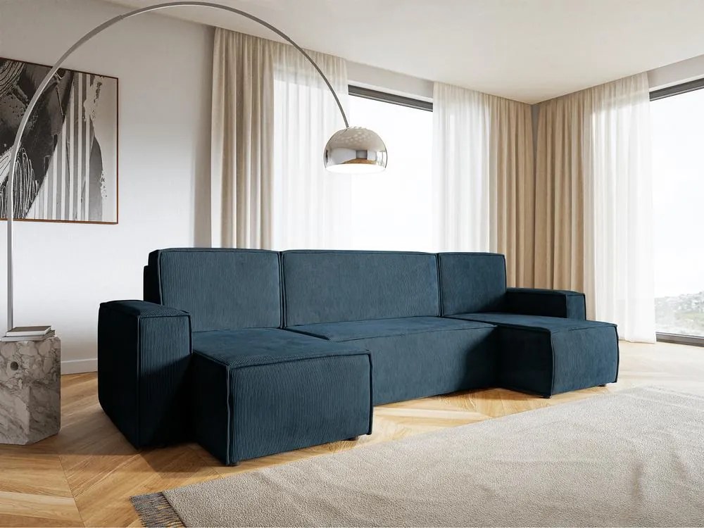 Sarokkanapé Copenhagen L (tengeri + fekete). 1098895