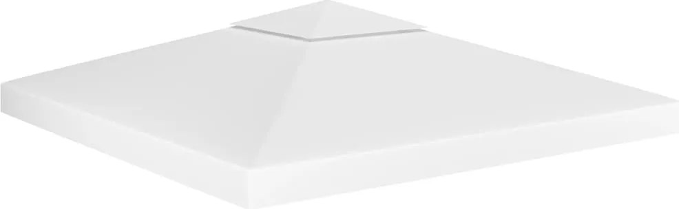vidaXL fehér kétszintes pavilon-tetőponyva 310 g/m² 3 x 3 m