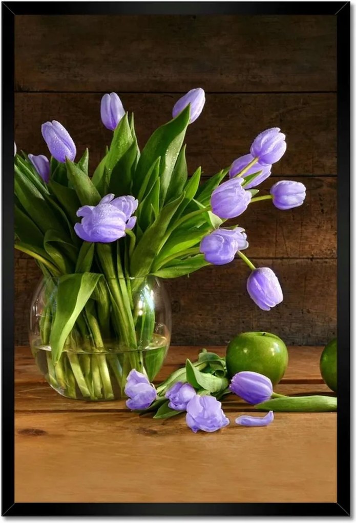 Poszterek keretben 40x60 Tulipáncsokor