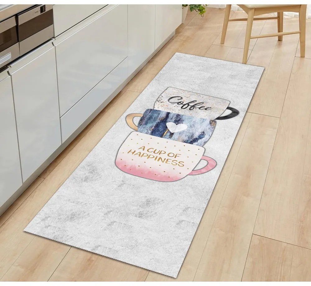 Mosható futószőnyeg 80x200 cm Coffee – Oyo Concept