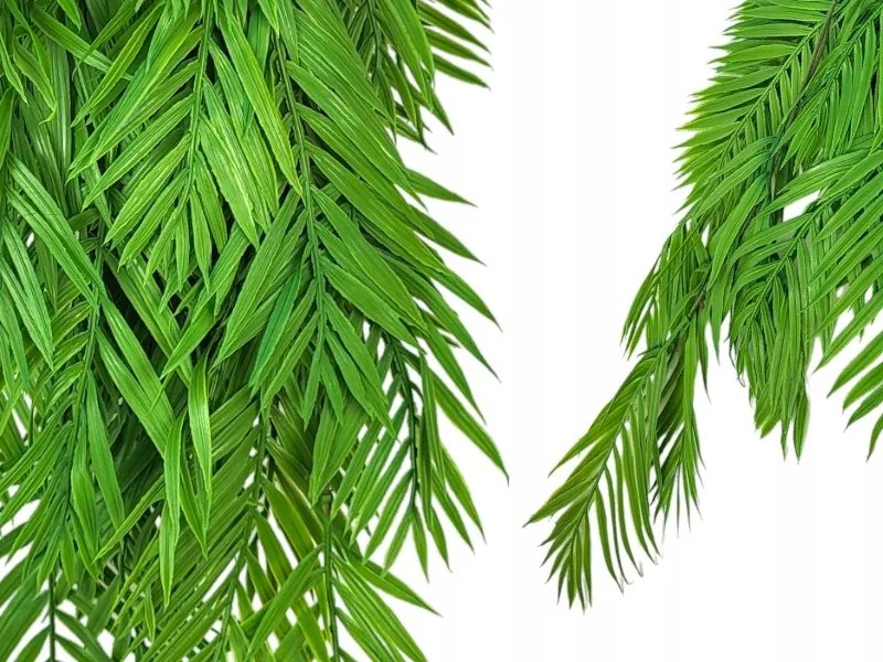 Mesterséges Pálma Girlanda Túlnyúló Kúszó Páfrány Terasz Erkély Prémium Uv