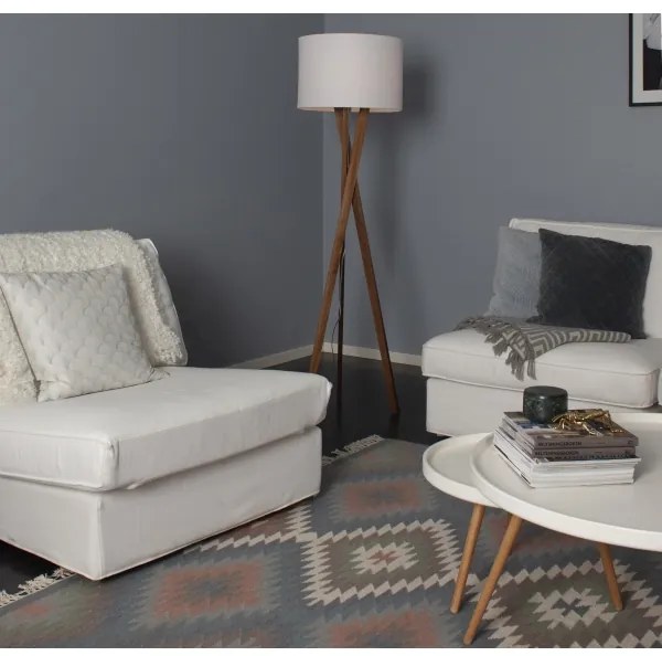 ByRydens 4100020-6003 - Állólámpa VEGA 1xE27/5W/230V barna