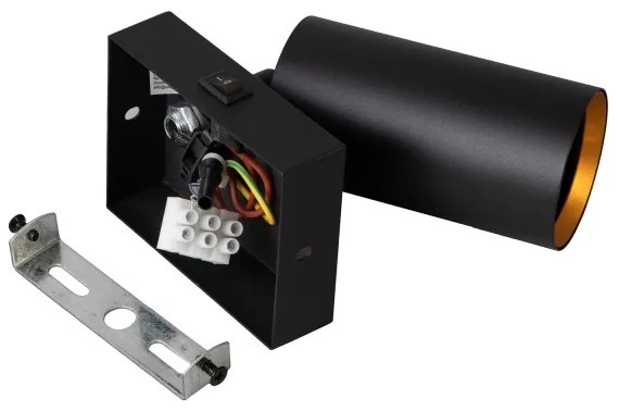 Brilagi SELE LED-dimmelhető, falra szerelhető spotlámpa 1xGU10/6W/230V fekete/arany