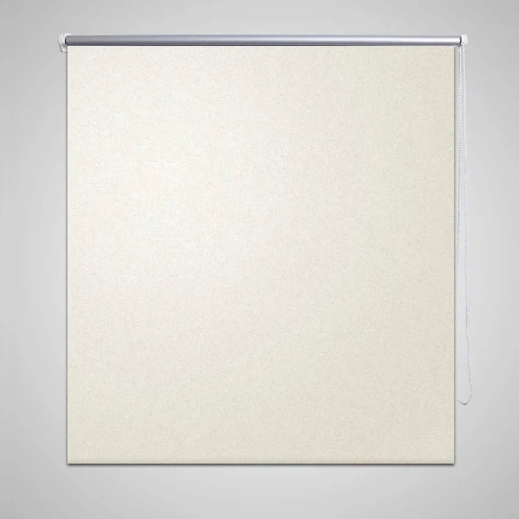vidaXL Roló Elsötétítés Törtfehér 100 x 175 cm