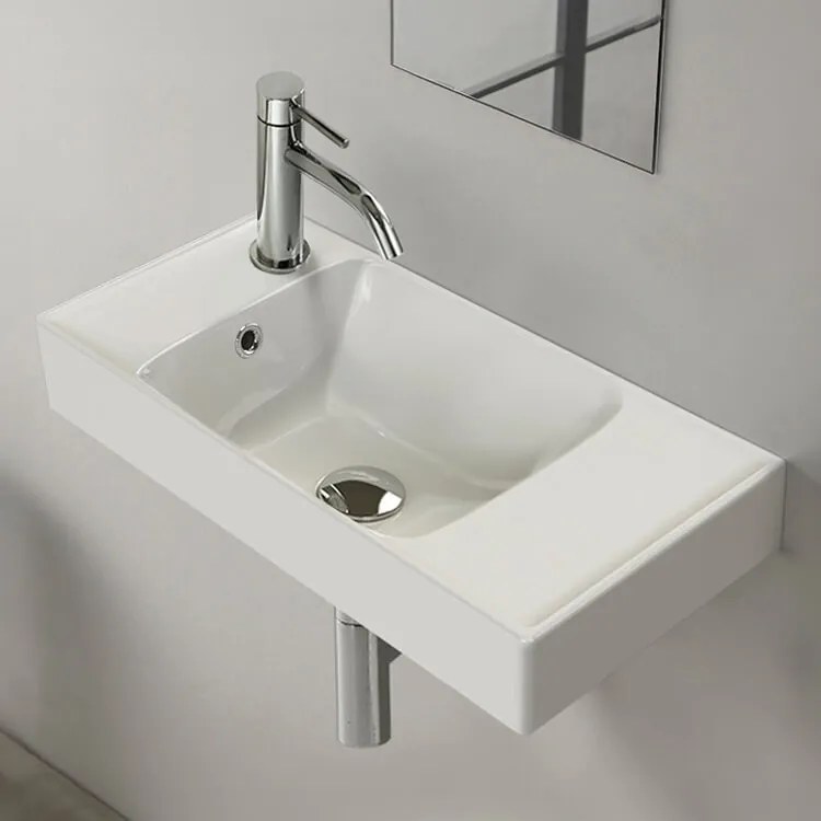 CeraStyle SHARP - BAL CSAPLYUKAS - porcelán mosdókagyló - 60 x 30 cm