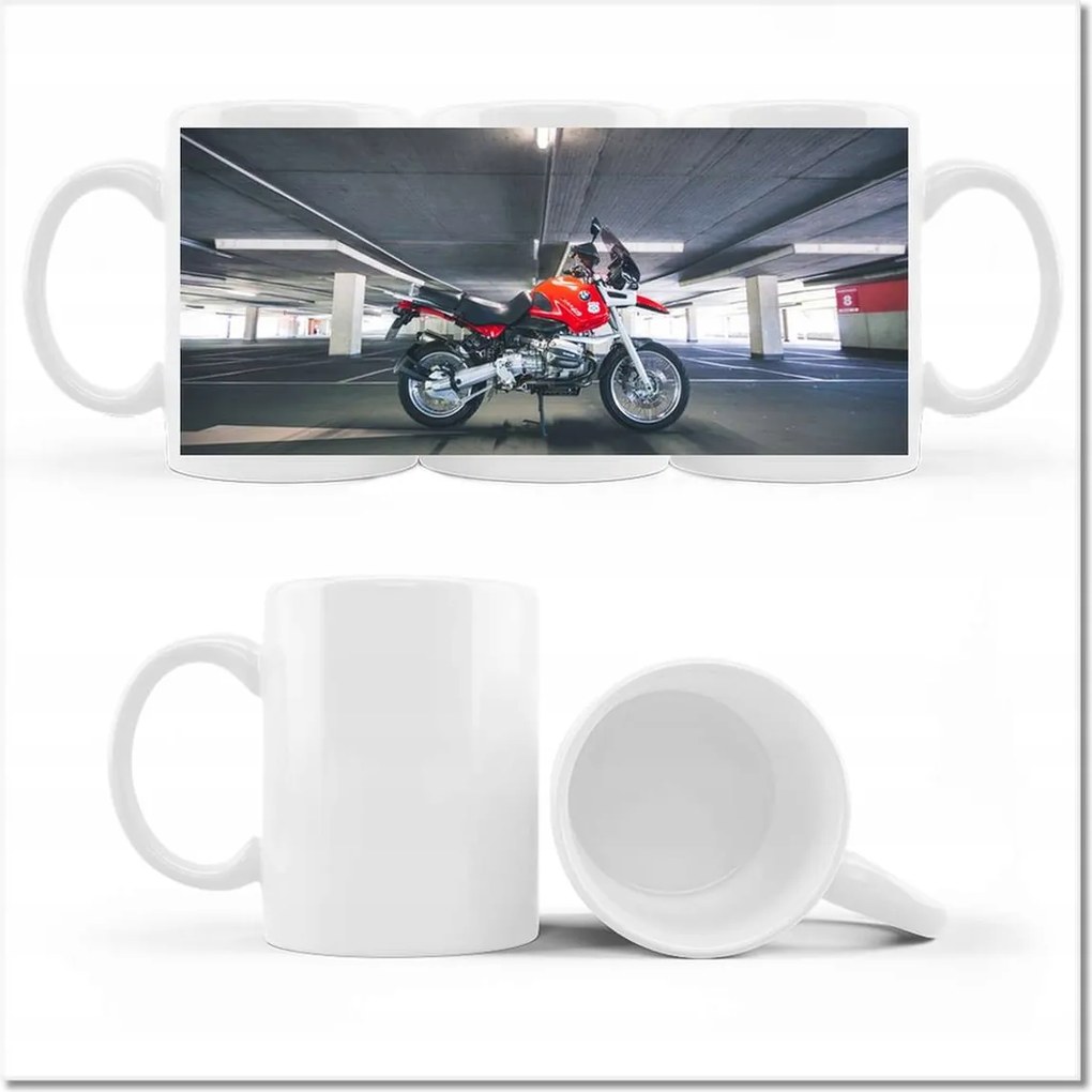 Fotó bögre Piros Bmw motorkerékpár