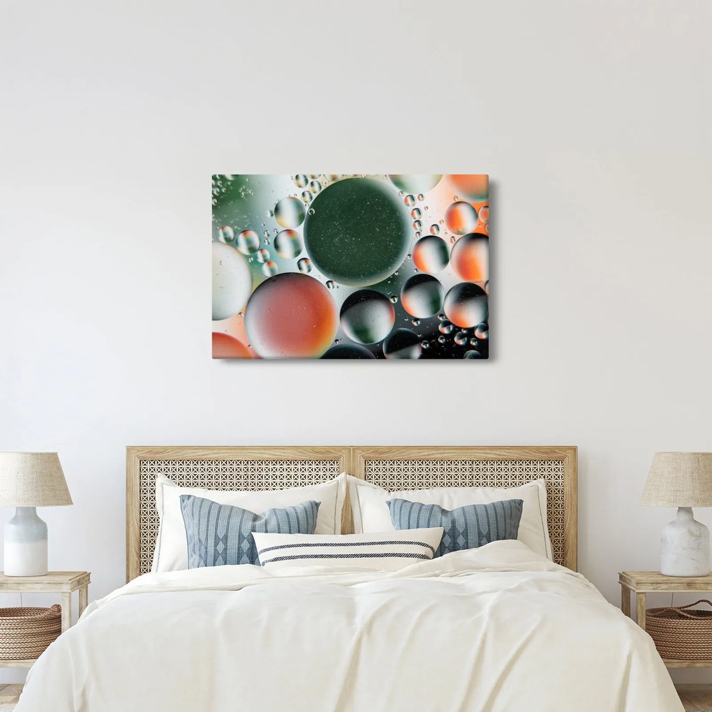 Absztrakt kép - buborékok (90x60 cm)