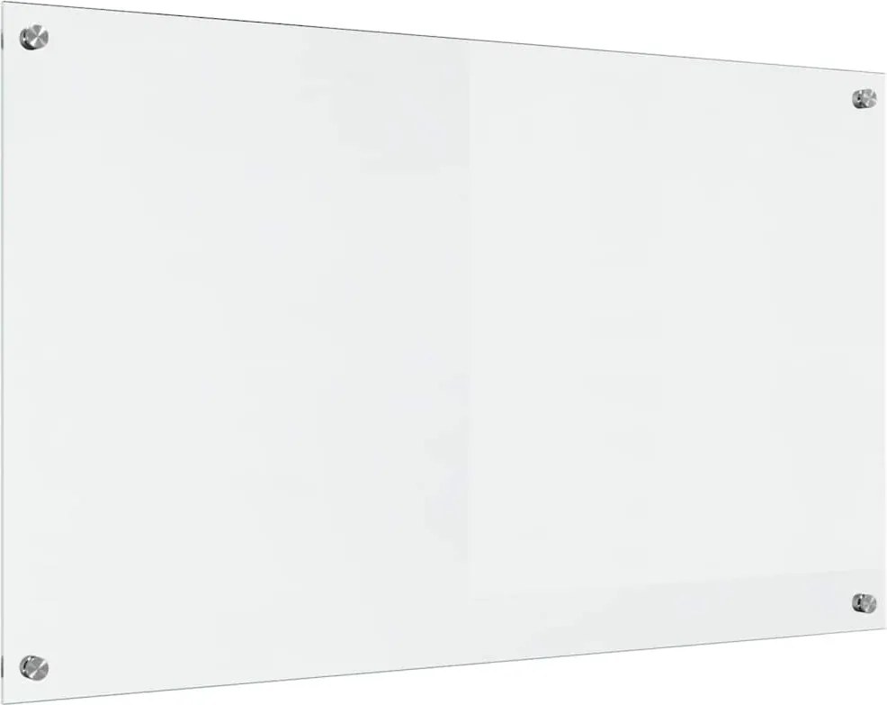 vidaXL Konyhai splashback Átlátszó 100 x 60 cm edzett üveg