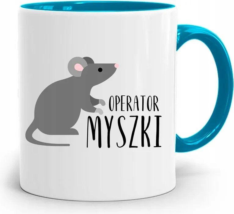 Kék Bögre Informatika Egérkezelő Ajándék fényképes nyomtatással