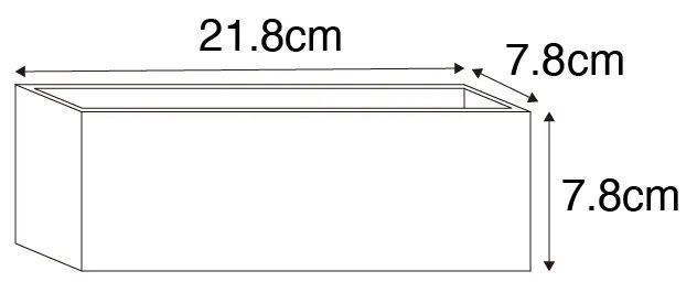 Modern fali lámpa fehér - Tjada Novo