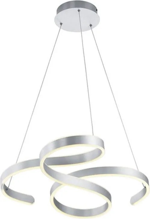 TRIO 371310105 FRANCIS Modern Led Függesztett Lámpa Ezüst LED IP20