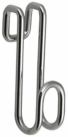 AQUALINE 37020 zuhanykabin-akasztó, ezüst