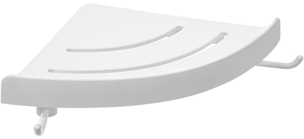 Kuchinox APO, sarok fali polc éllel 244x244x48 mm, fehér matt, LAV-AKA_604T