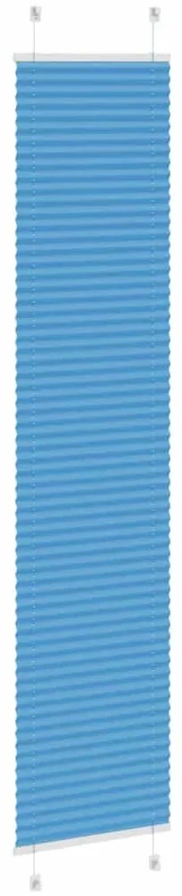 pliszírozott redőny kék 40x200 cm szövetszélesség 39,4 cm
