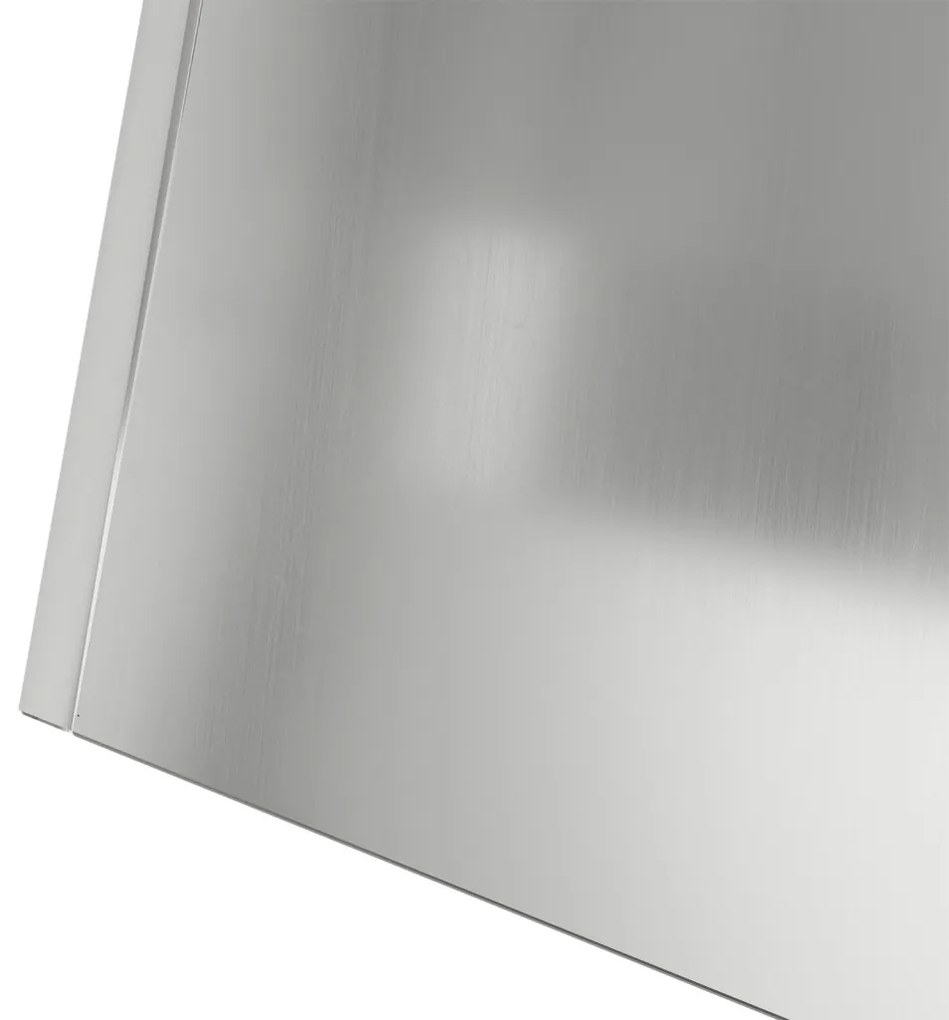 vidaXL Pillér Ültető Ezüst 35 x 35 x 73 cm