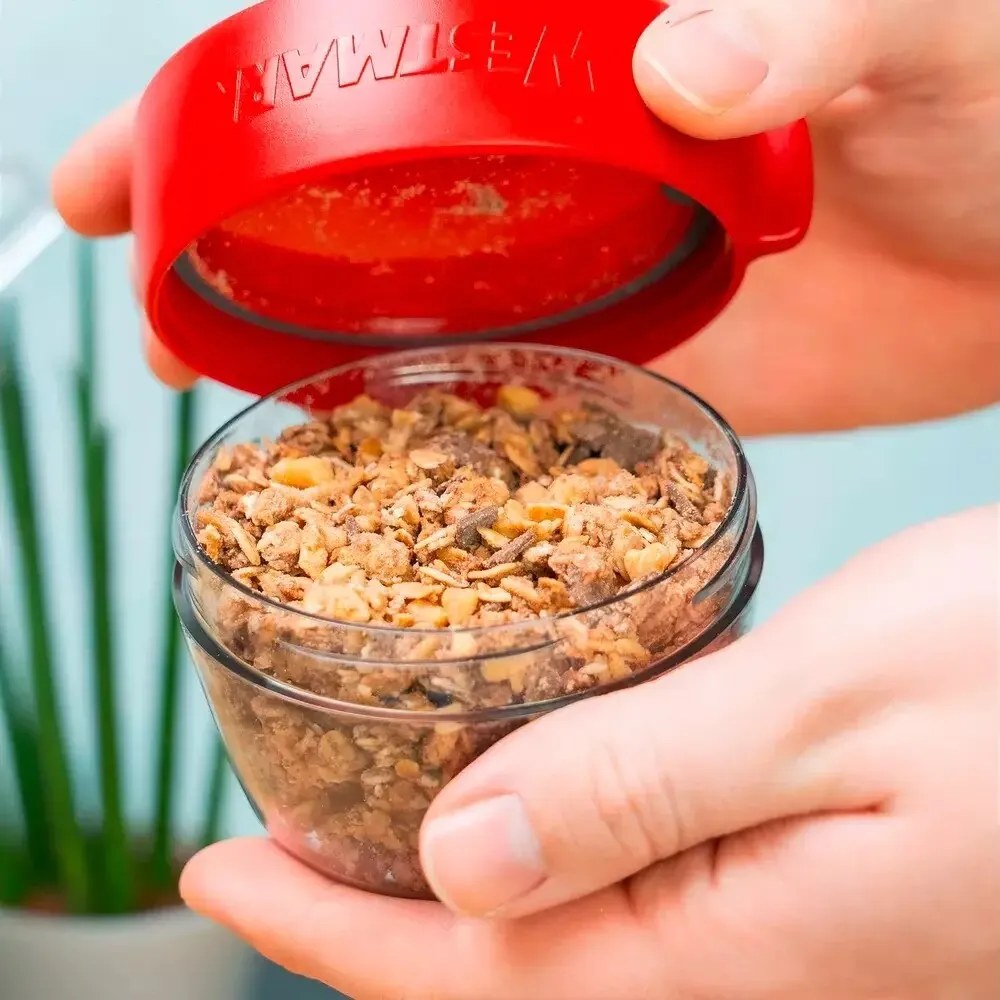 Westmark kétrészes ételtartó edény, 700 ml, antracit, S