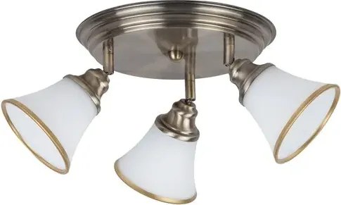 Rabalux beltéri karos spotlámpa e14 3x40w bronz/fehér grando