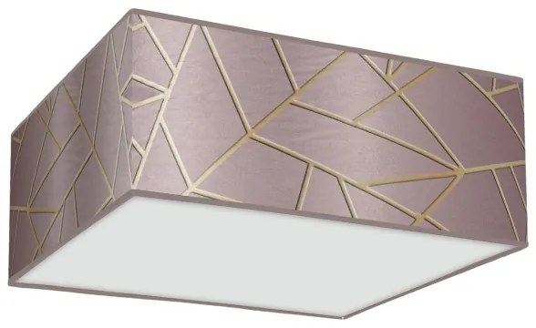 Mennyezeti lámpa ZIGGY 3xE27/60W/230V rózsaszín/arany