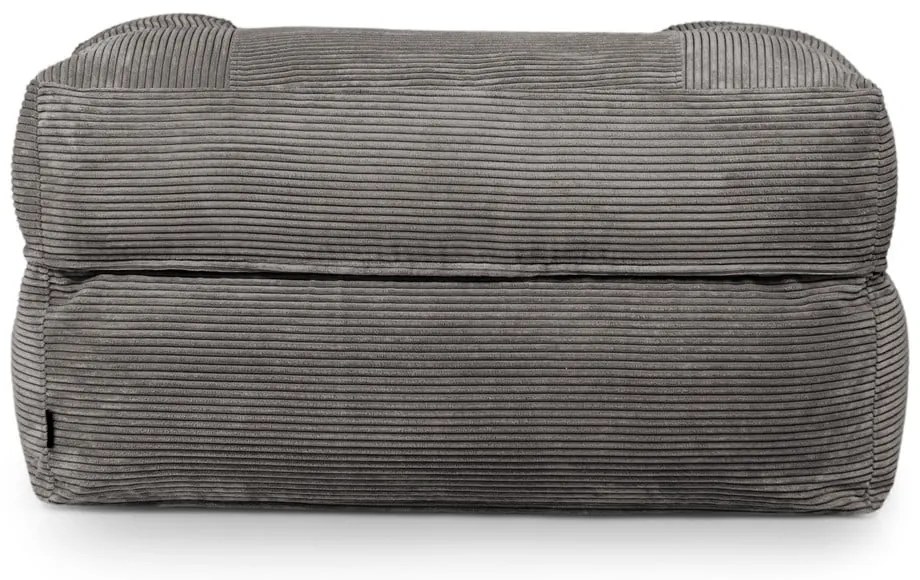 Kék kordbársony babzsákfotel MooG – SLOWDOWN