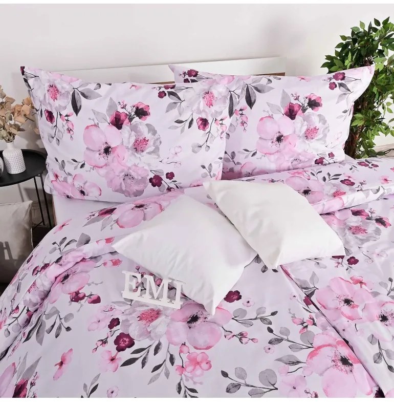 EMI Nelly szatén ágyneműhuzat, A kibővített egyszemélyes ágy szett tartalma: 1x 140x220 + 1x 70x90