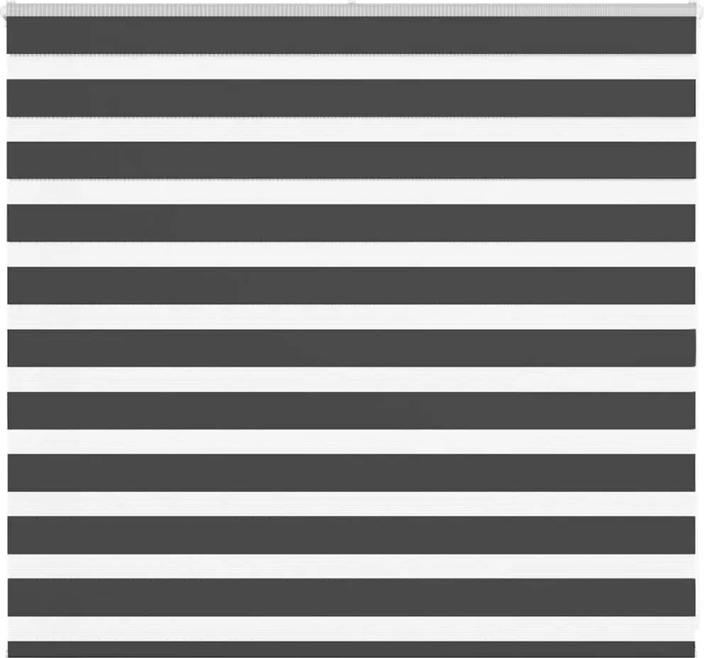 vidaXL zebrafüggönnyel fekete szövetszélesség 160,9 cm poliészter