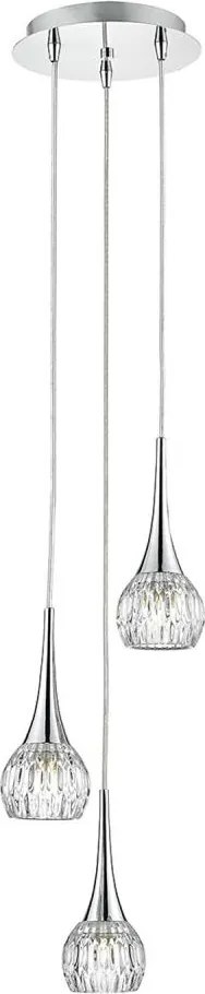 Där Lighting LYA0350 - Kábeles csillár LYALL 3xG9/40W/230V fényes króm