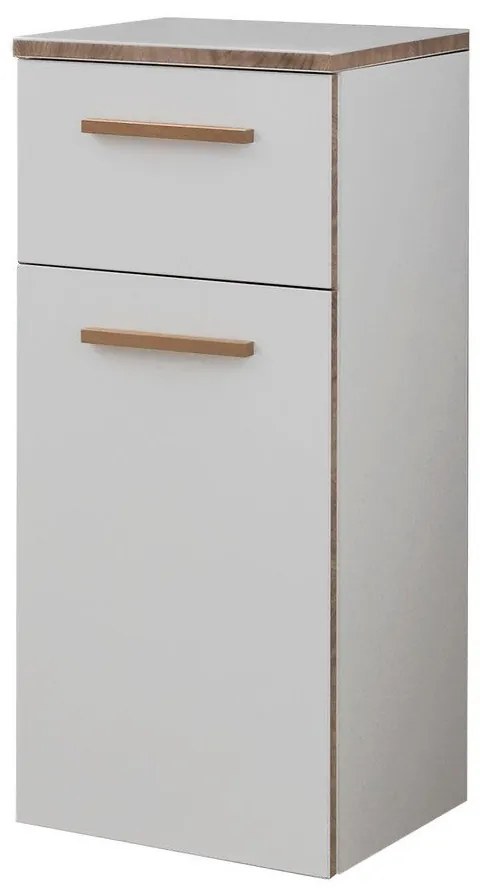 Fehér függő fürdőszoba szekrény 30x72 cm Set 931 - Pelipal