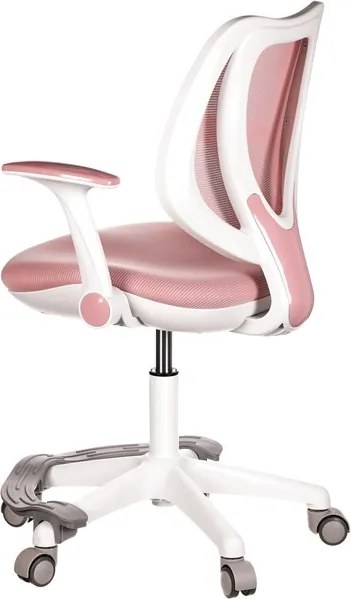 Gyermek szék, magasságállítható, rózsaszín hálós, KA-C806 PINK