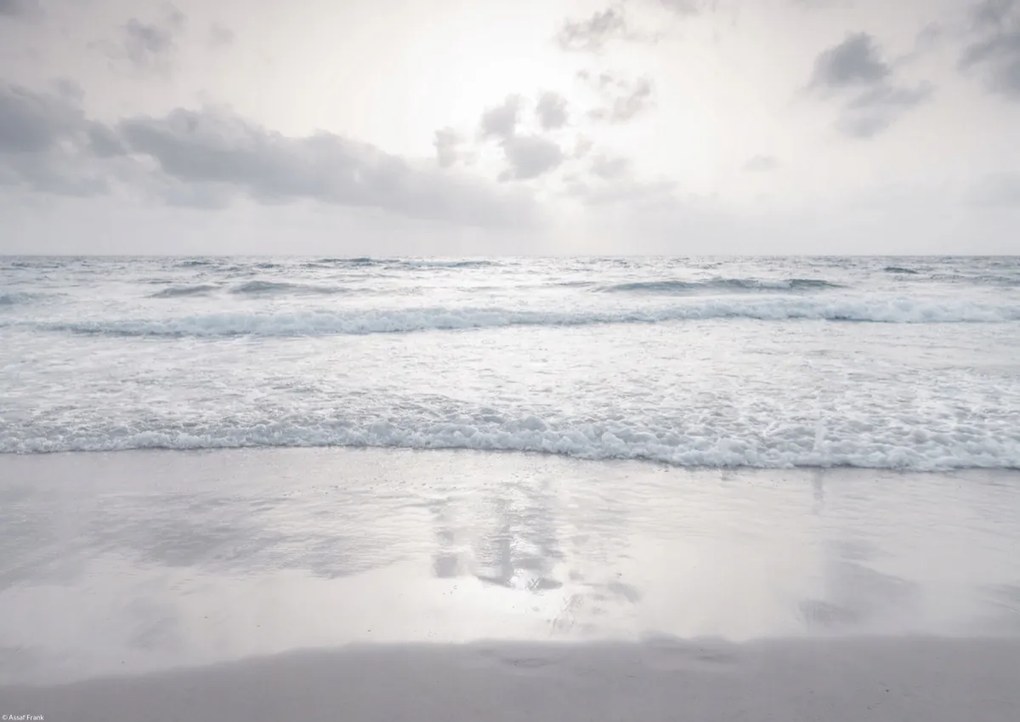 Poszter 42x29,7cm Csendes tengerpart felhőkkel, Assaf Frank