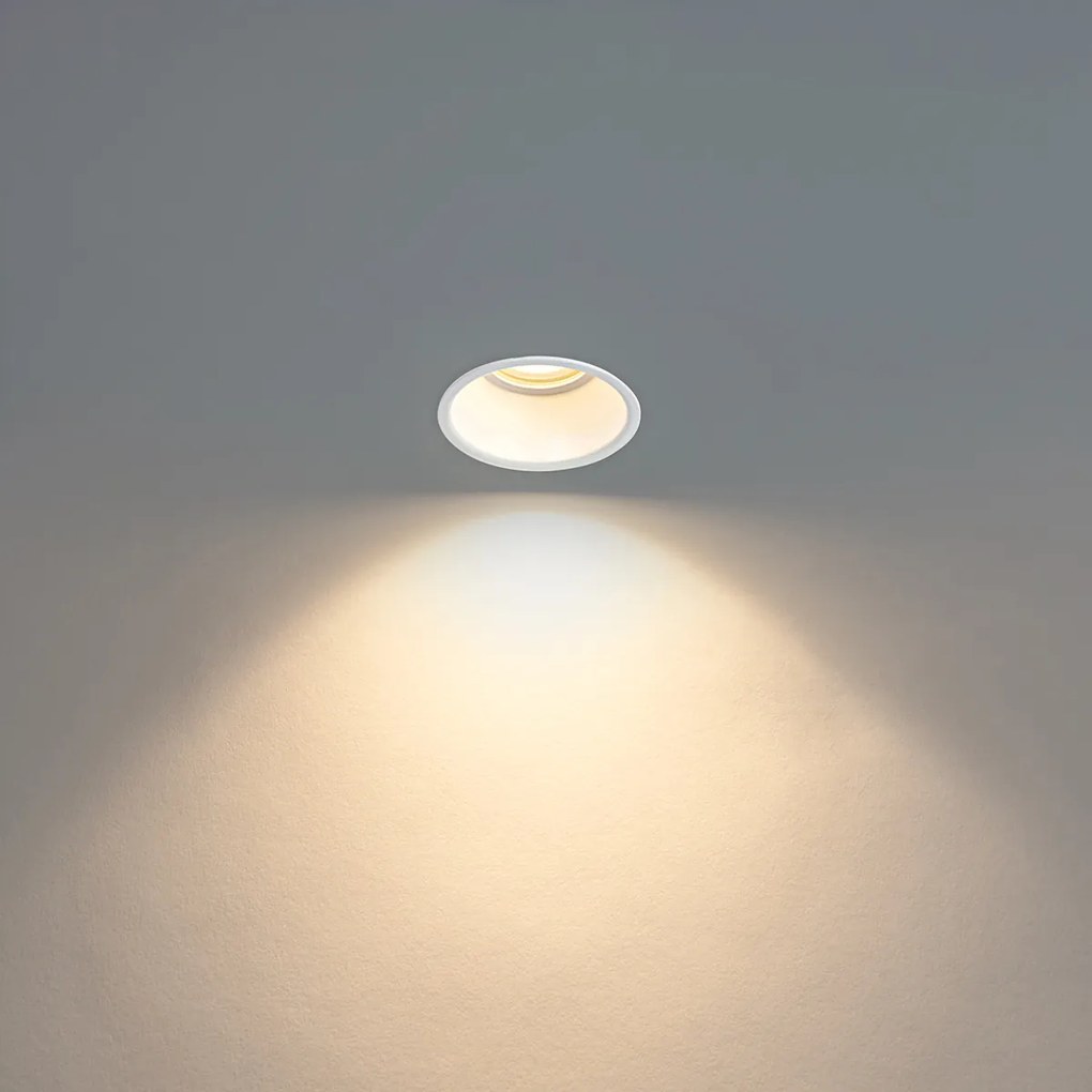 Okos süllyesztett spotlámpa fehér IP44, Wifi GU10 50mm-es - Dept