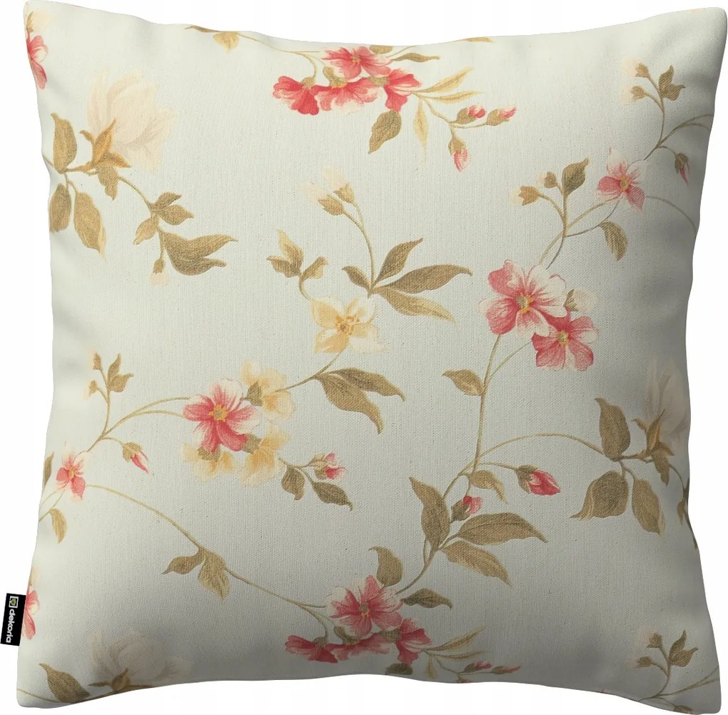 Párnahuzat 60x60 virágos, világoskék alapon