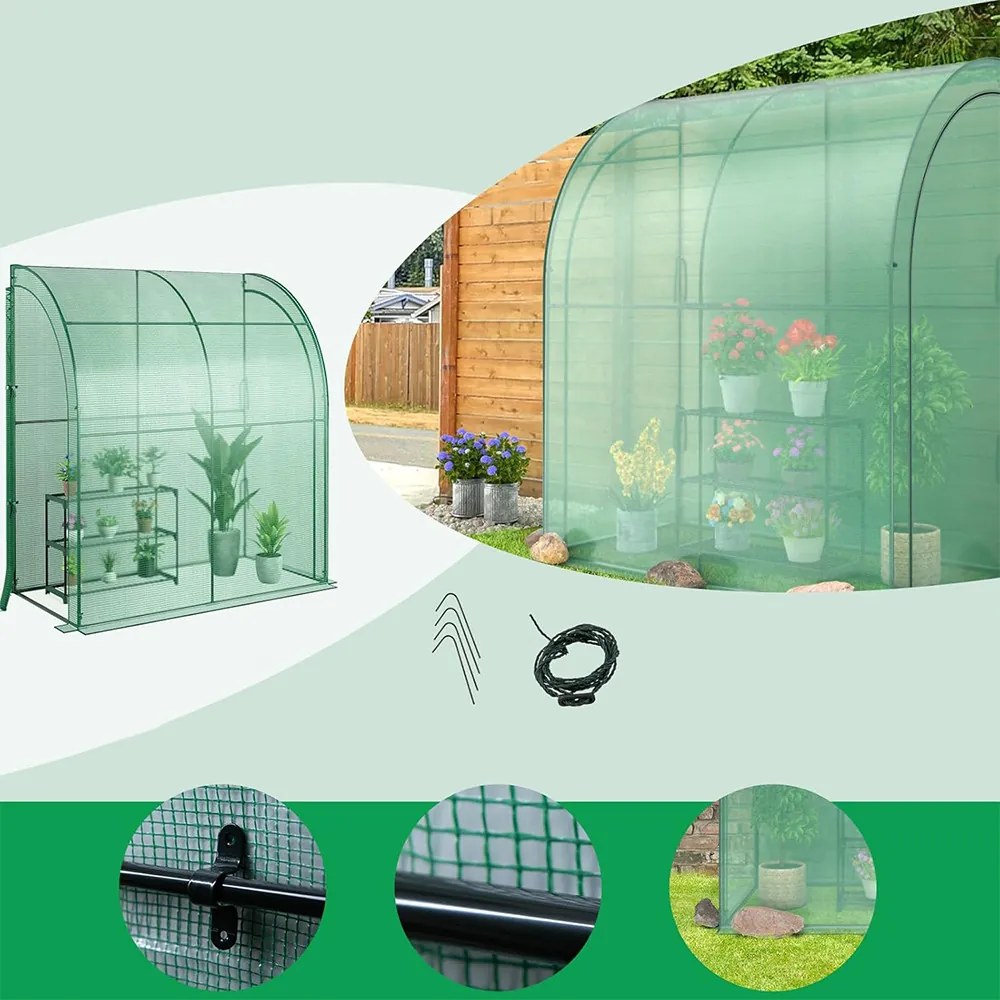 Melegház 197 cm × 97 cm × 204 cm