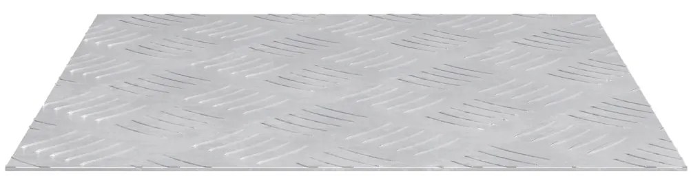 Rácsos lemezek 4 pcs Ezüst 40 x 40 cm Alumínium