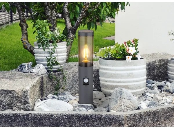 Globo 3158SAS - Kültéri érzékelős lámpa BOSTON 1xE27/15W/230V 45 cm IP44