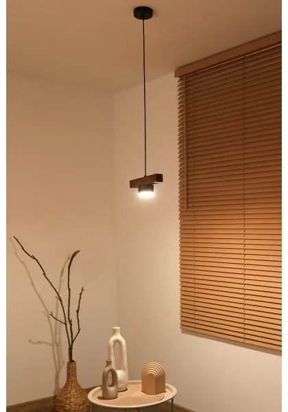 Duolla - Kábelcsillár IRONLINE 1xGX53/3W/230V fenyő/tölgy/fekete