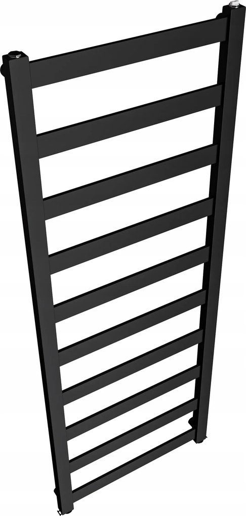 Fürdőszobai Radiátor Egyenes Fekete Matt 670/540