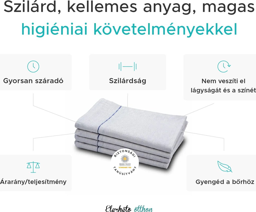 Orvosi kéztörlő MEDI 50 x 100 cm, 100% pamut