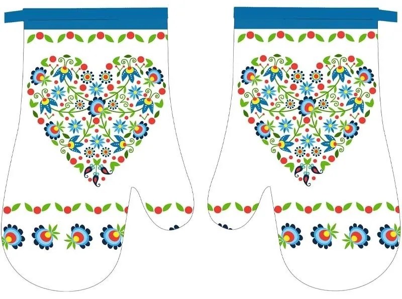 BLUE HEART konyhai kesztyű