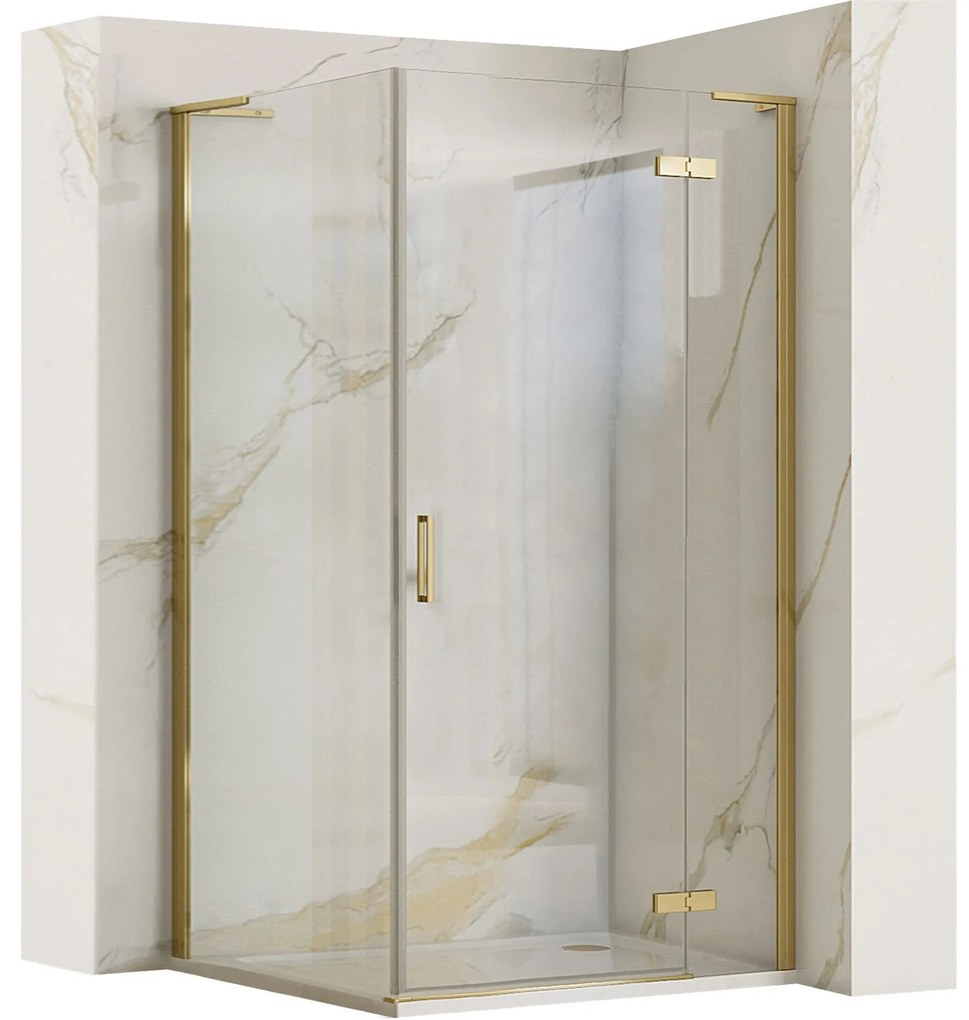 Zuhanykabin REA Hugo 100x90 Gold Brush