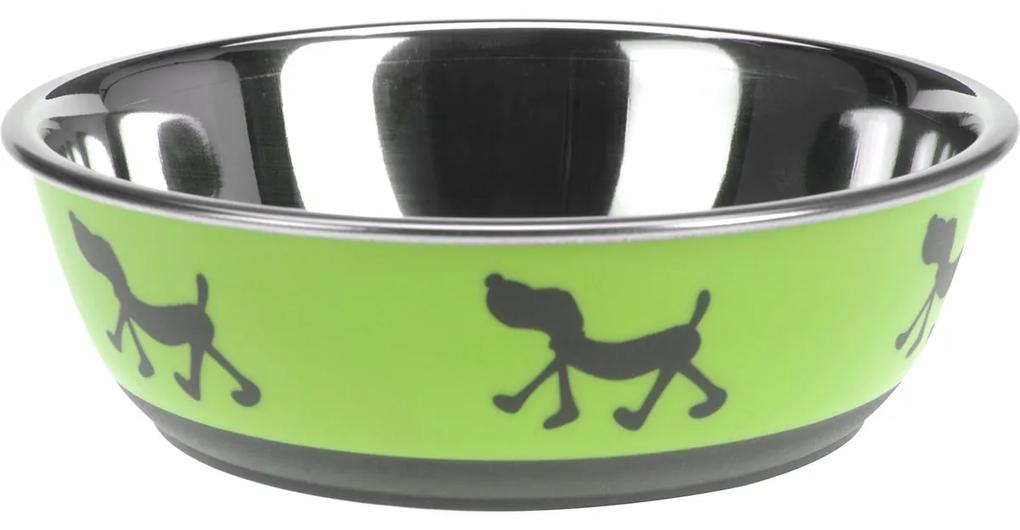 Doggie treat kutyatál, zöld, átmérő: 17,5 cm