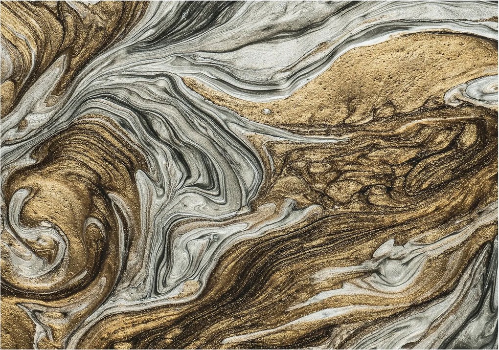 Dekoratív fotótapéta falra Könnyű összeszerelés Absztrakt örvények 312x219