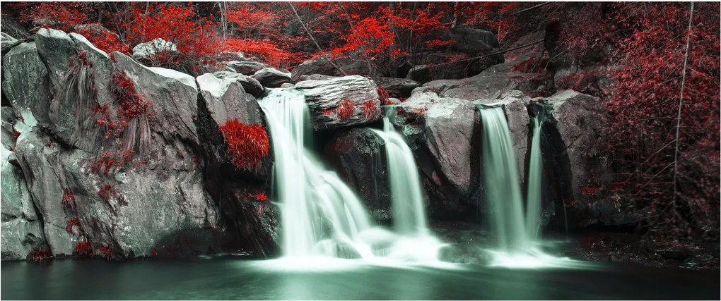 Kép - Vízesések (120x50 cm)