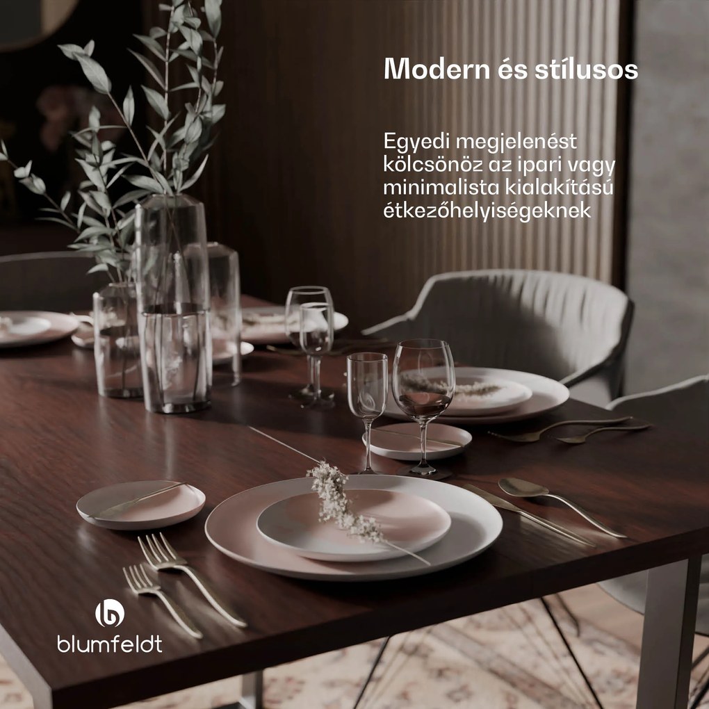 Blumfeldt Bearsdon asztallap 140 x 80 cm konyhához és étkezőhöz, Tartós rétegelt fa