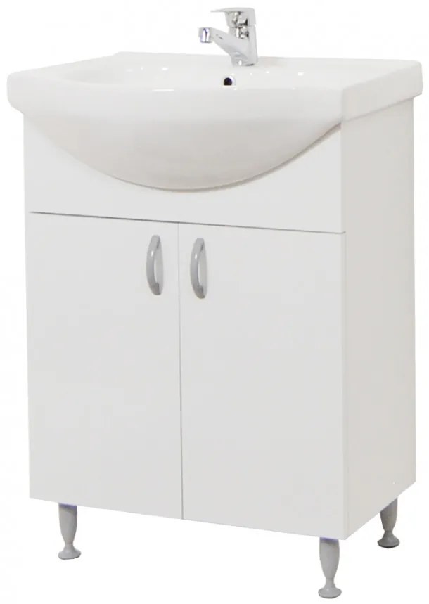 Ikeany fürdőszobai szekrény mosdóval 60 cm Fehér N