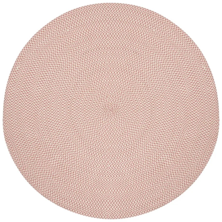 Rózsaszín kerek kültéri-beltéri szőnyeg újrahasznosított szálakból ø 150 cm Rodhe – Kave Home