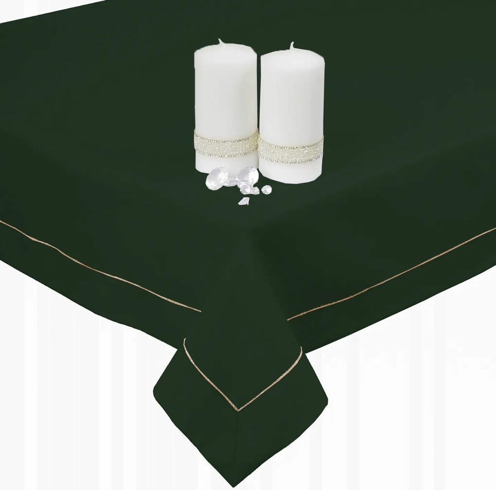 abrosz Panama Lux 260x140 foltálló zöld arany